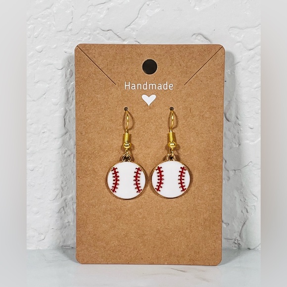 Baseball Earrings - Picture 7 of 8
